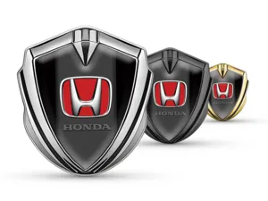 Honda 3D Emblem Abzeichen Minimales Design Universell 3D